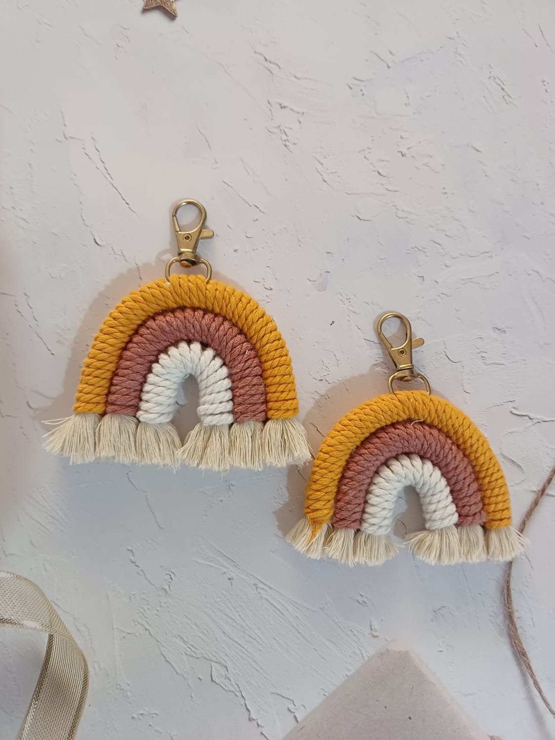 Rainbow Macrame Charms - Image 2